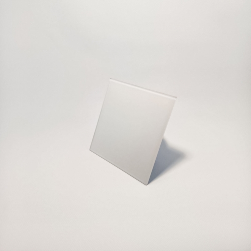 Анемостат со стклянной внешней частью FOZA D 125 мм. Матовое стекло 180х180 мм. Цвет Зеркальный